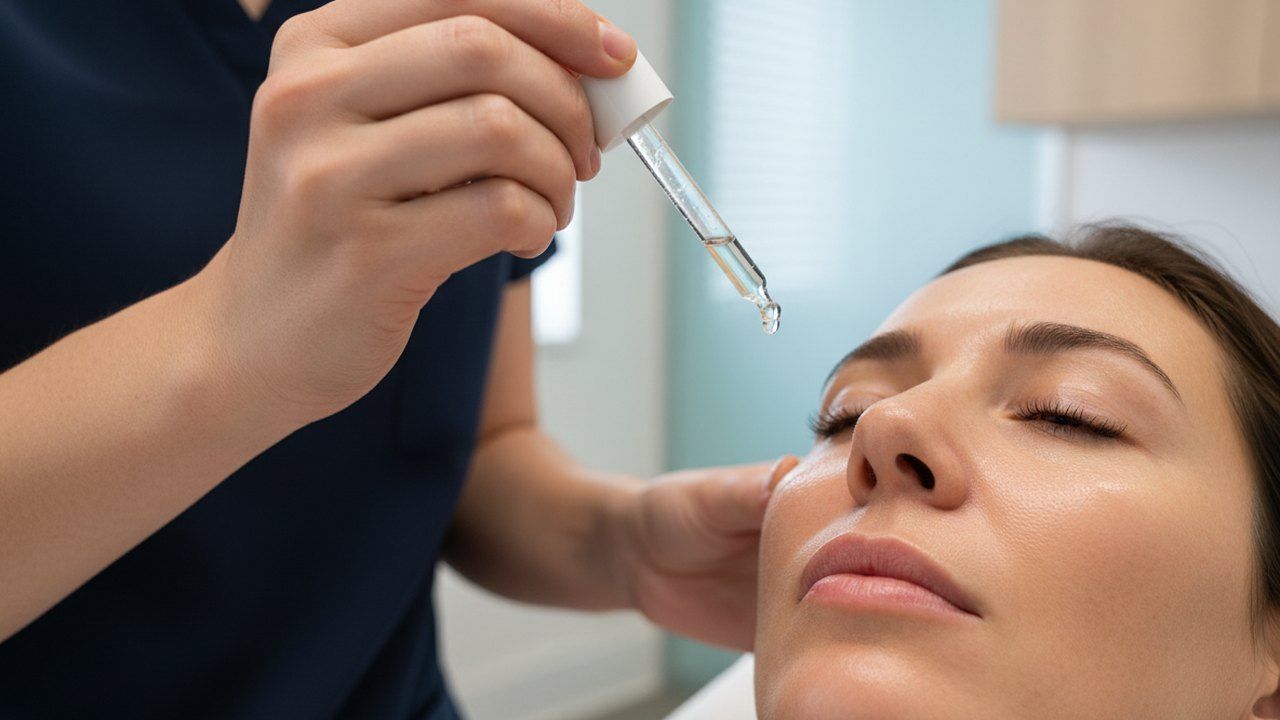 A BHRC provider applying Cell Factor during a treatment