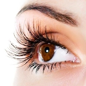 long eyelashes image