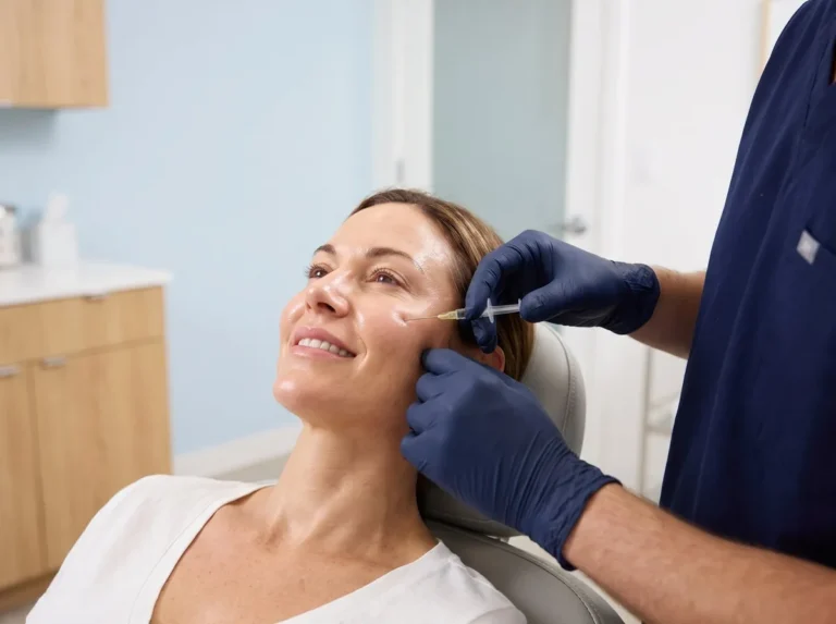 Sculptra & Radiesse treatment in a BHRC treatment room
