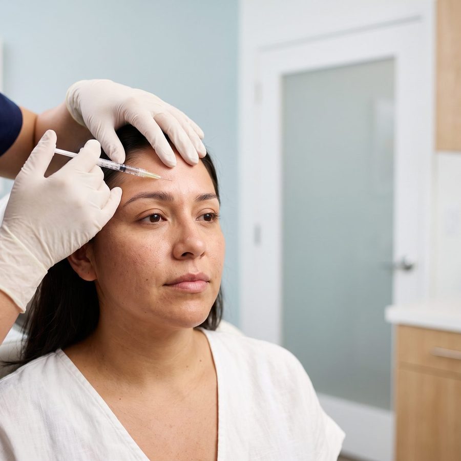 Neurotoxin injection performed by a BHRC provider