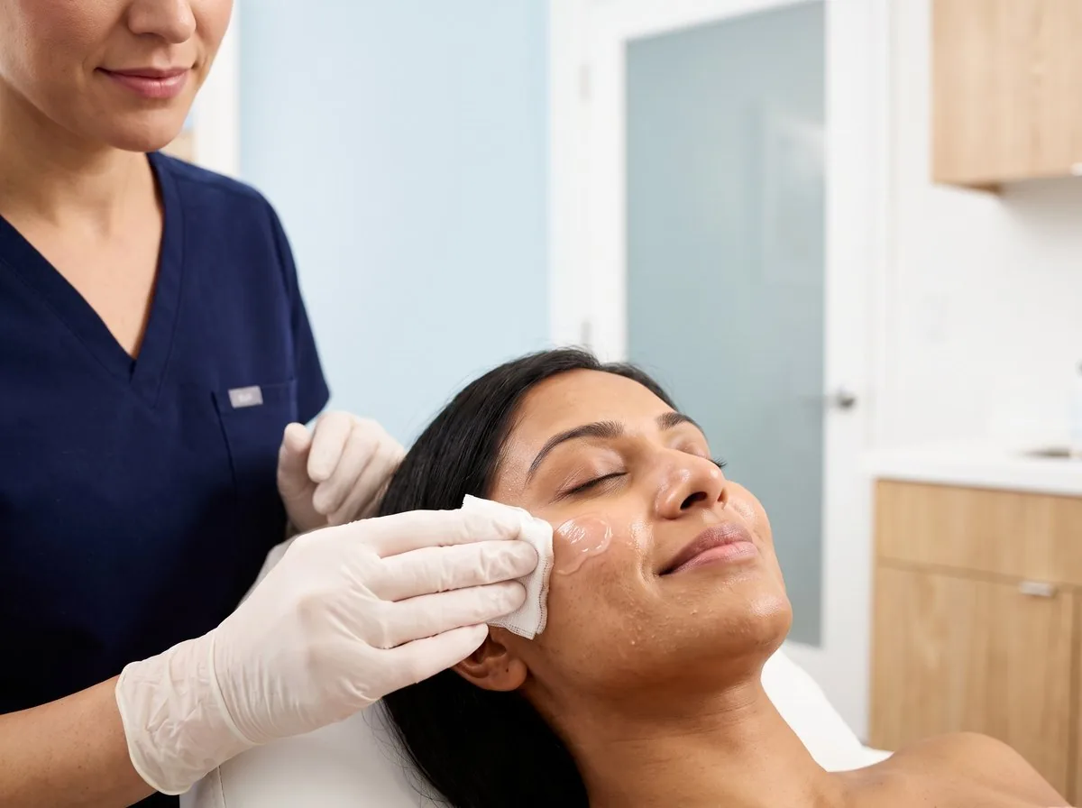 A BHRC provider applying a VI Peel
