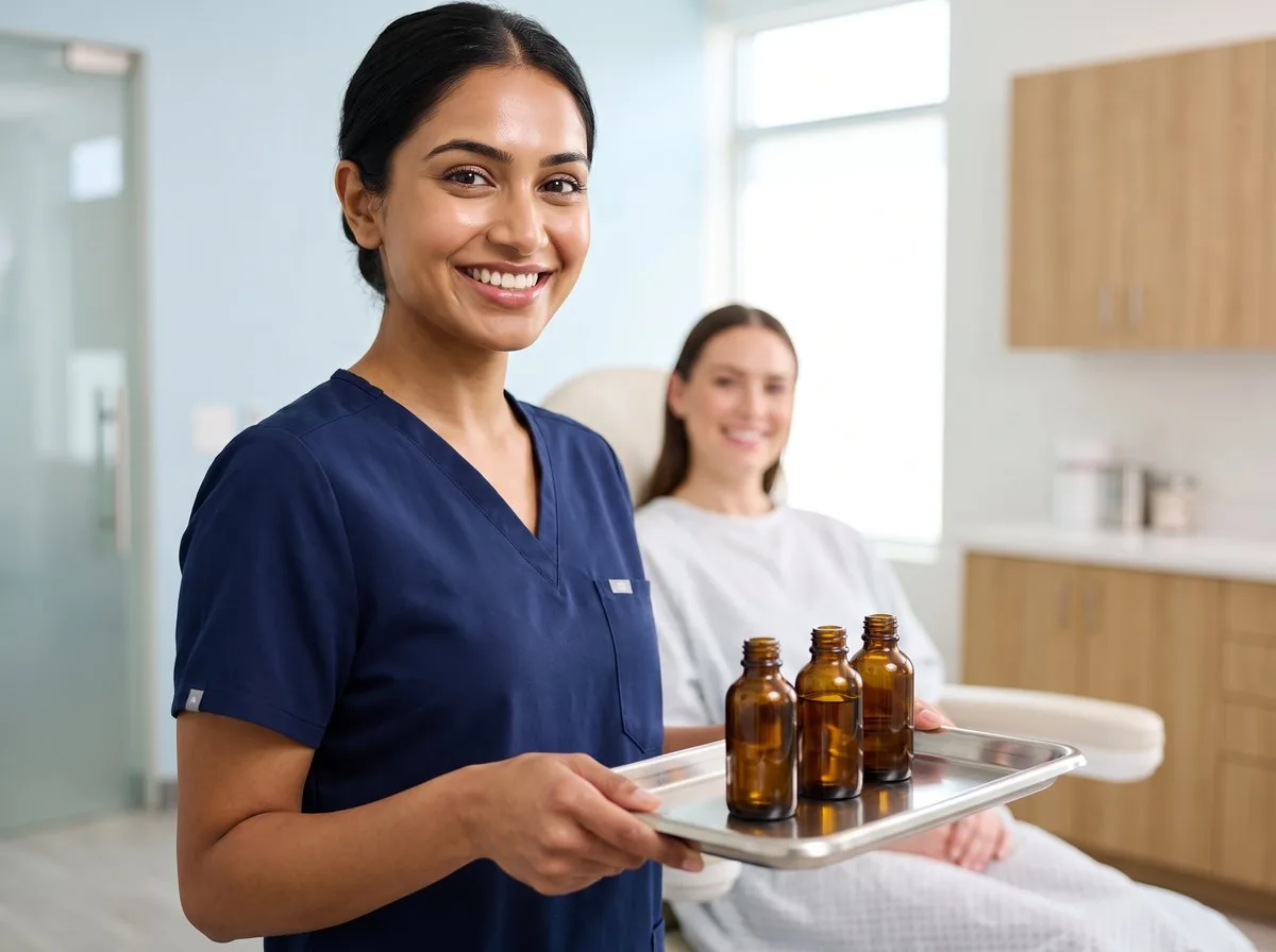 A BHRC provider comparing peel formulations