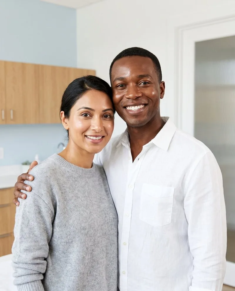 Two BHRC patients smiling together