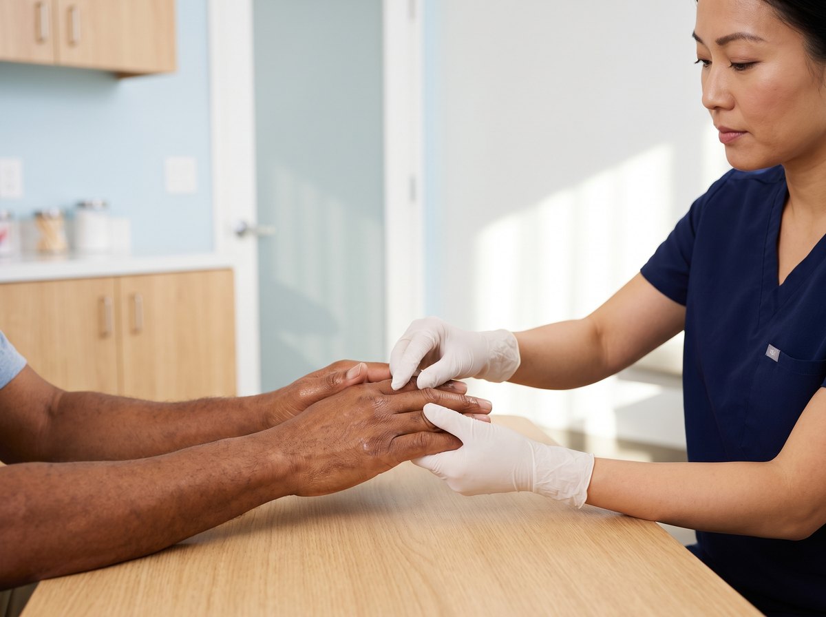 Hand and wrist joint injection at BHRC