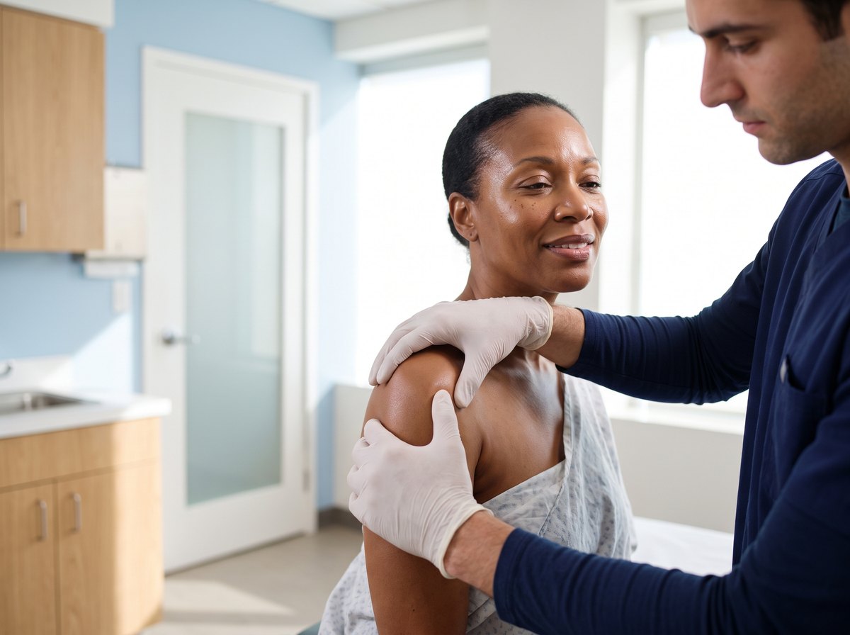 Shoulder joint injection at BHRC