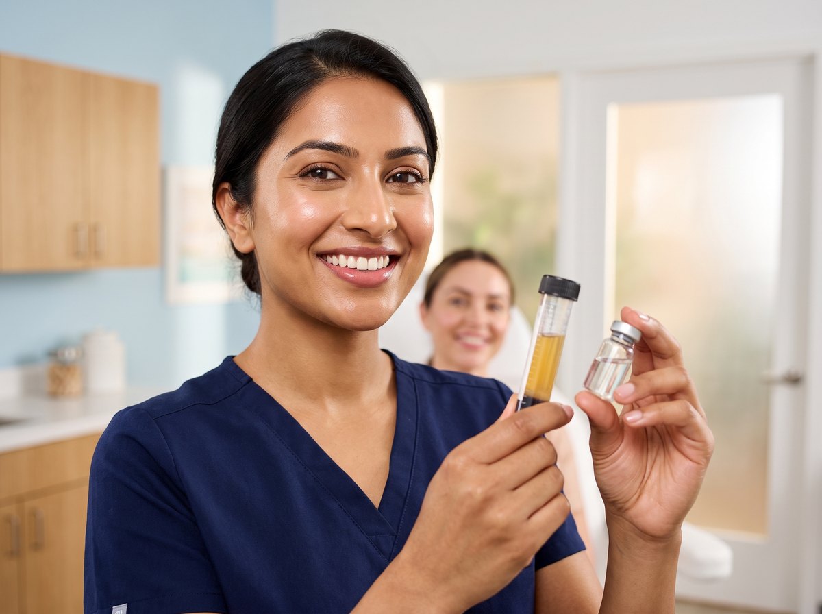 A BHRC provider comparing joint injection options