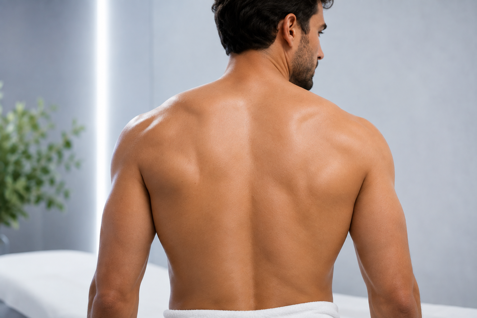 Laser hair removal for men’s back