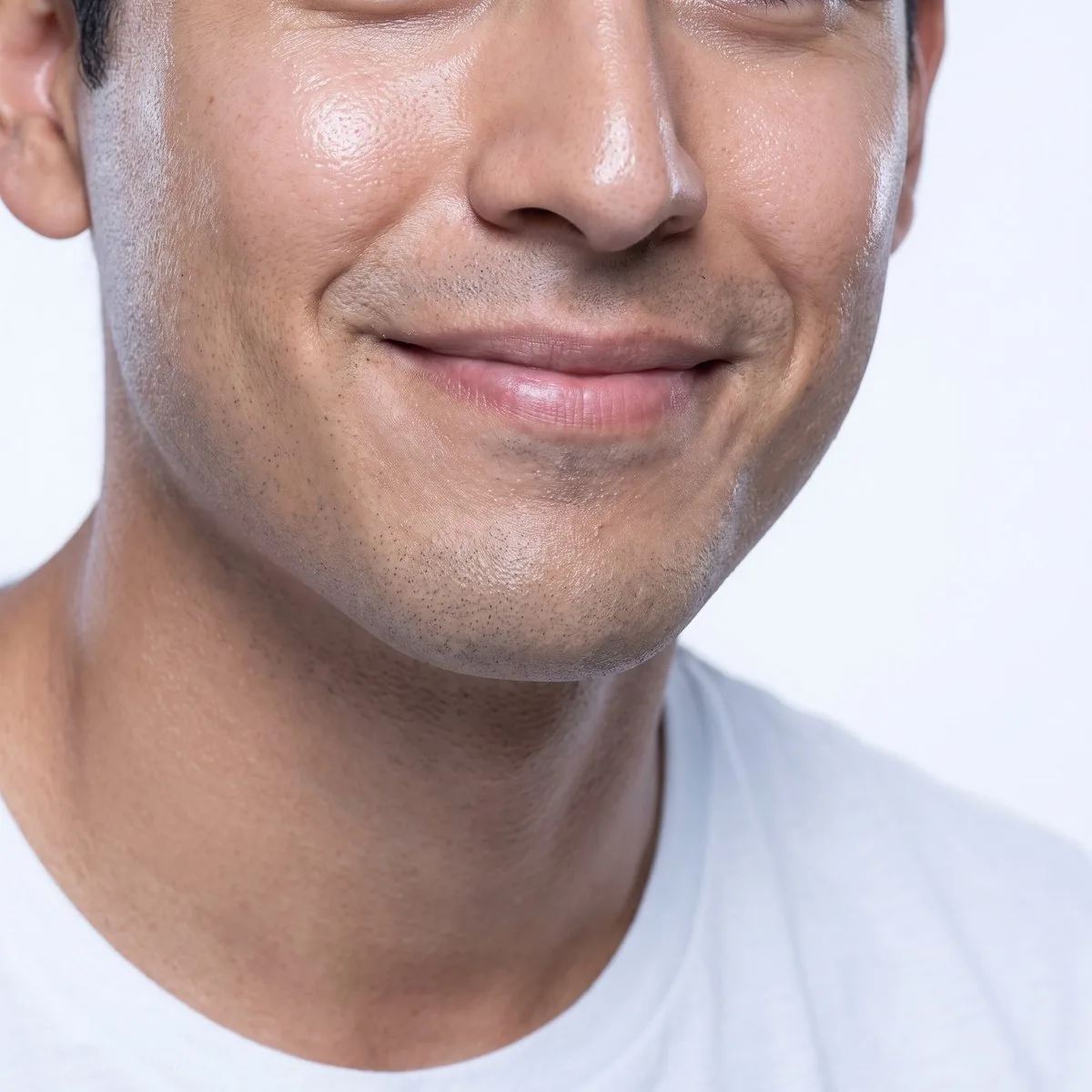 Smooth facial skin after laser hair removal at BHRC