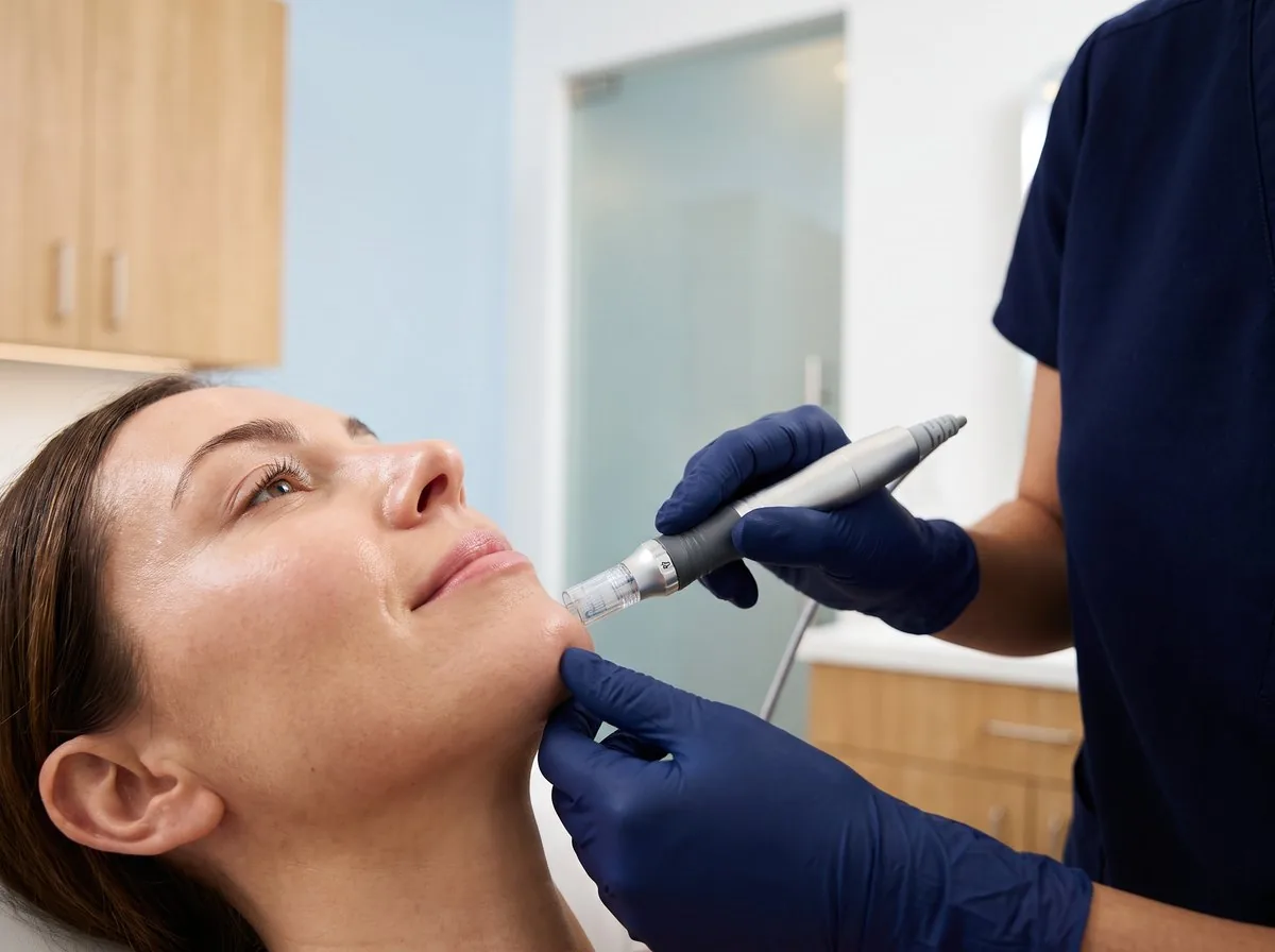 A BHRC provider performing a Morpheus8 treatment