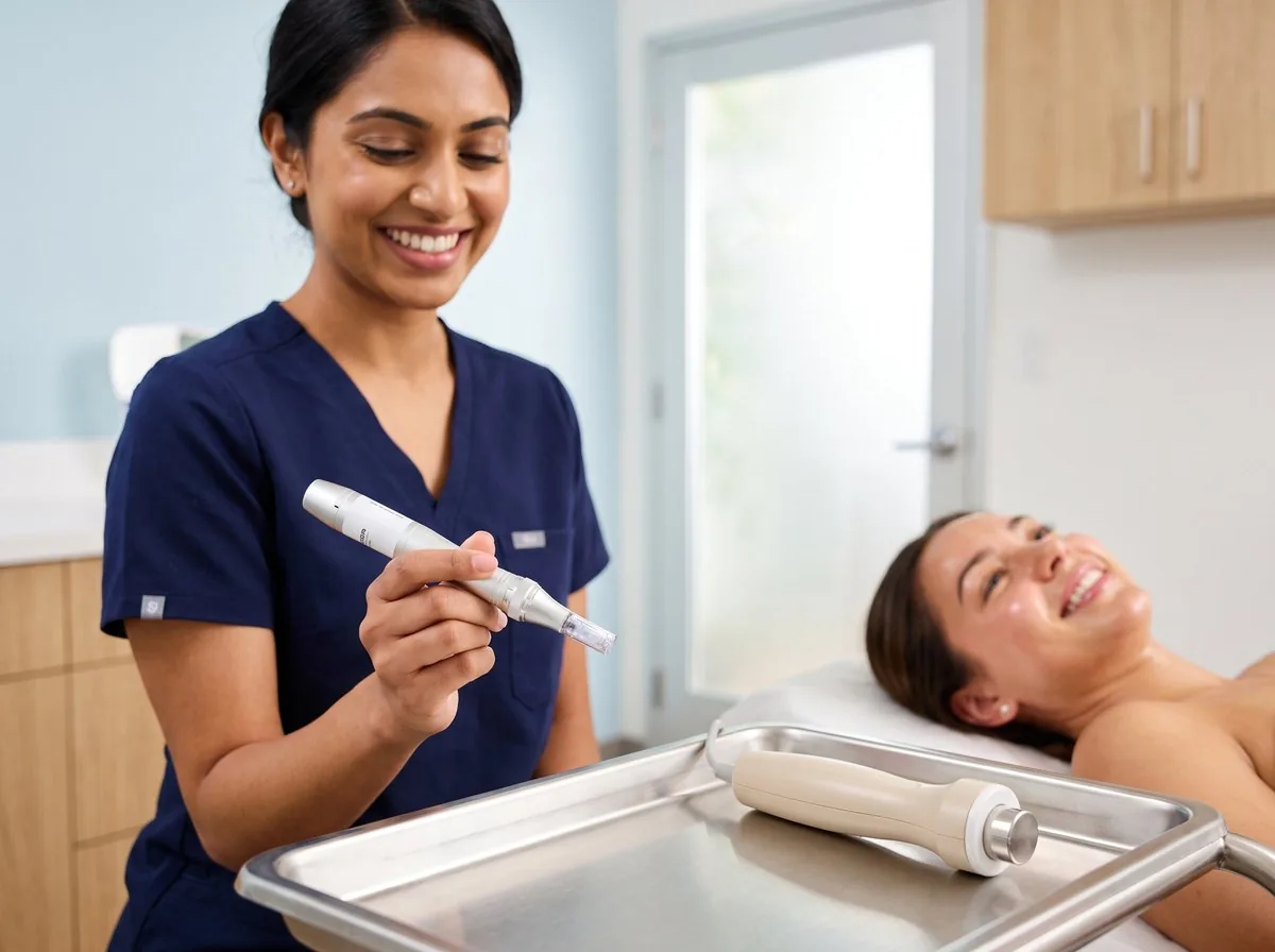 A BHRC provider comparing microneedling devices