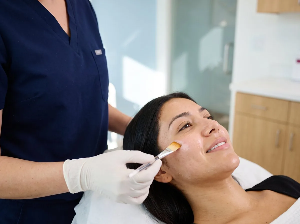A chemical peel treatment at BHRC