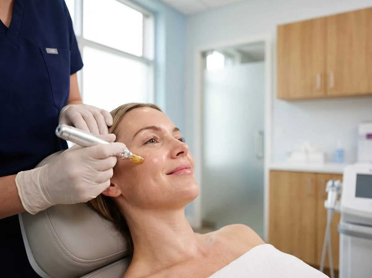 A BHRC provider performing a PRP treatment
