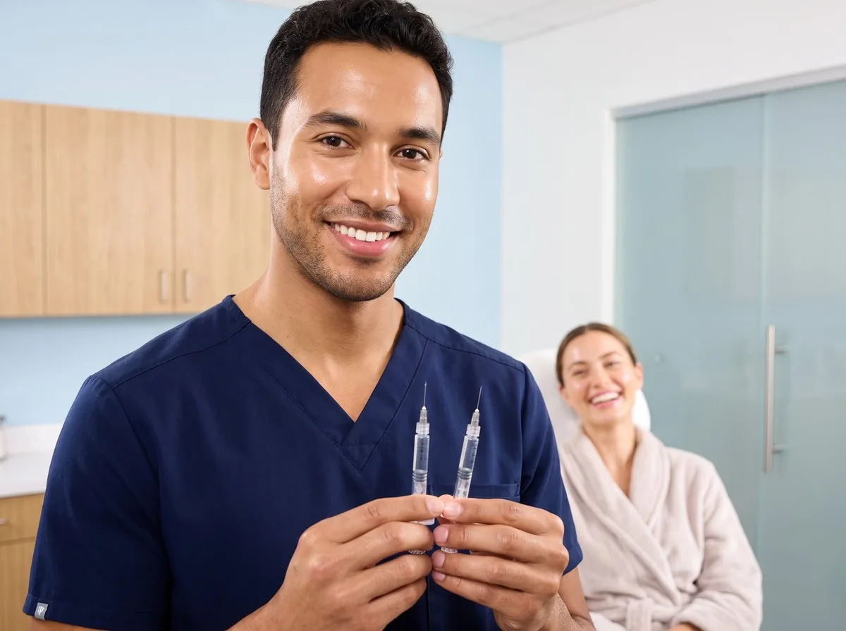 A BHRC provider comparing skin booster options