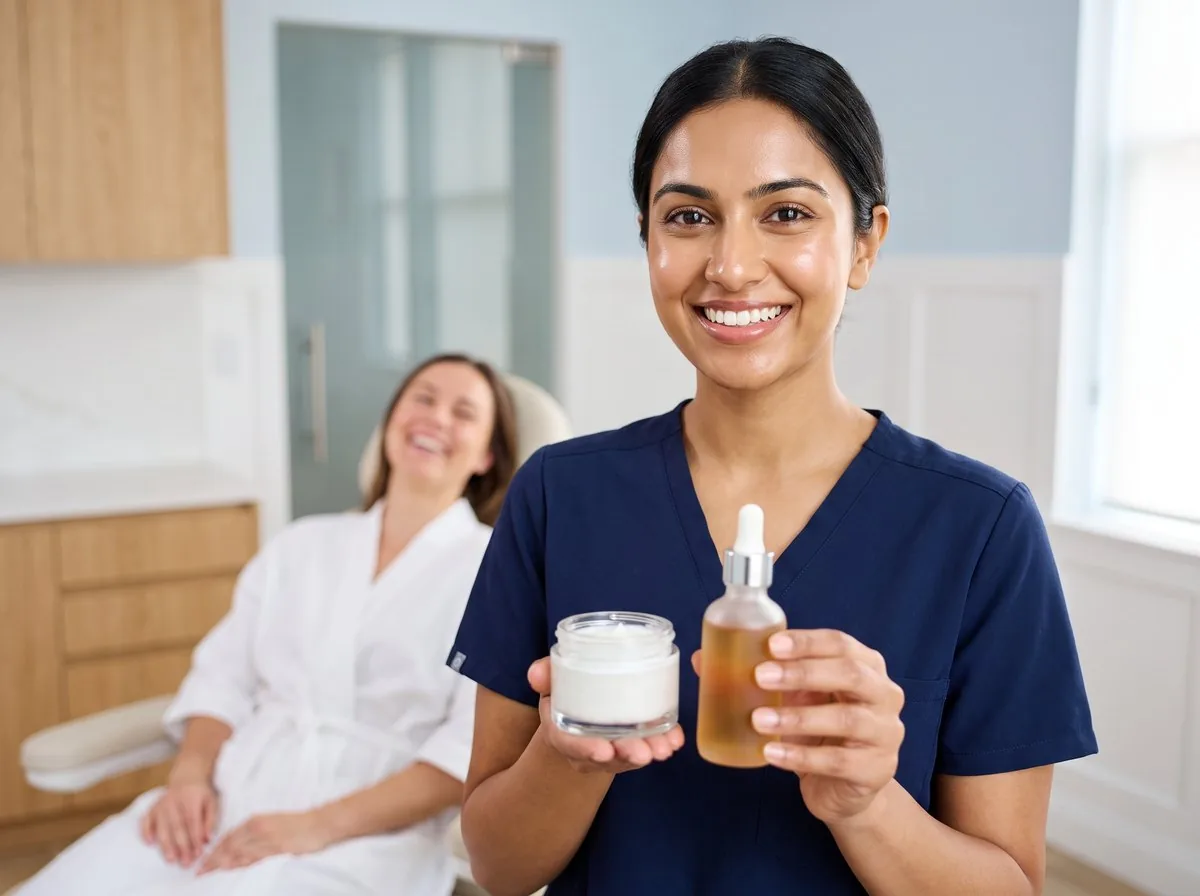 A BHRC provider comparing pigmentation treatment options