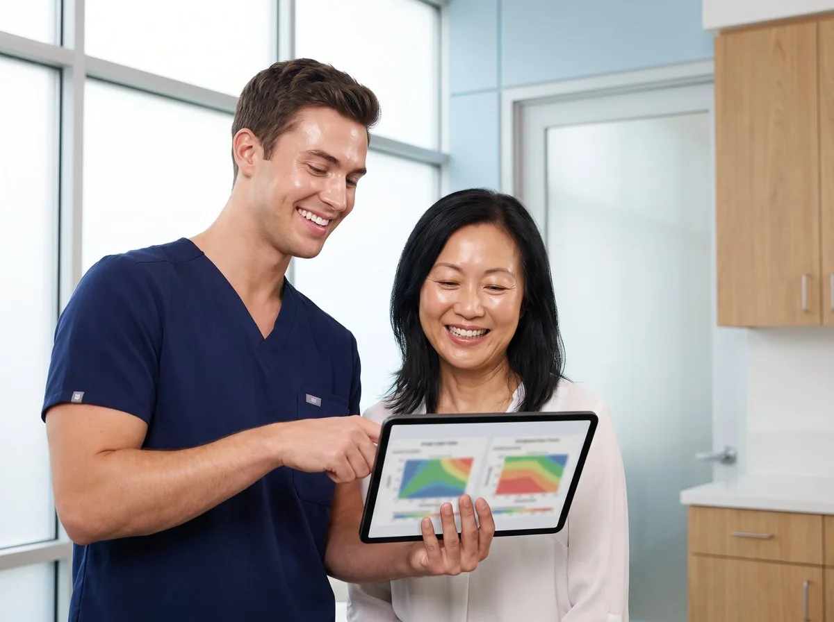 A BHRC provider reviewing repeat thyroid labs