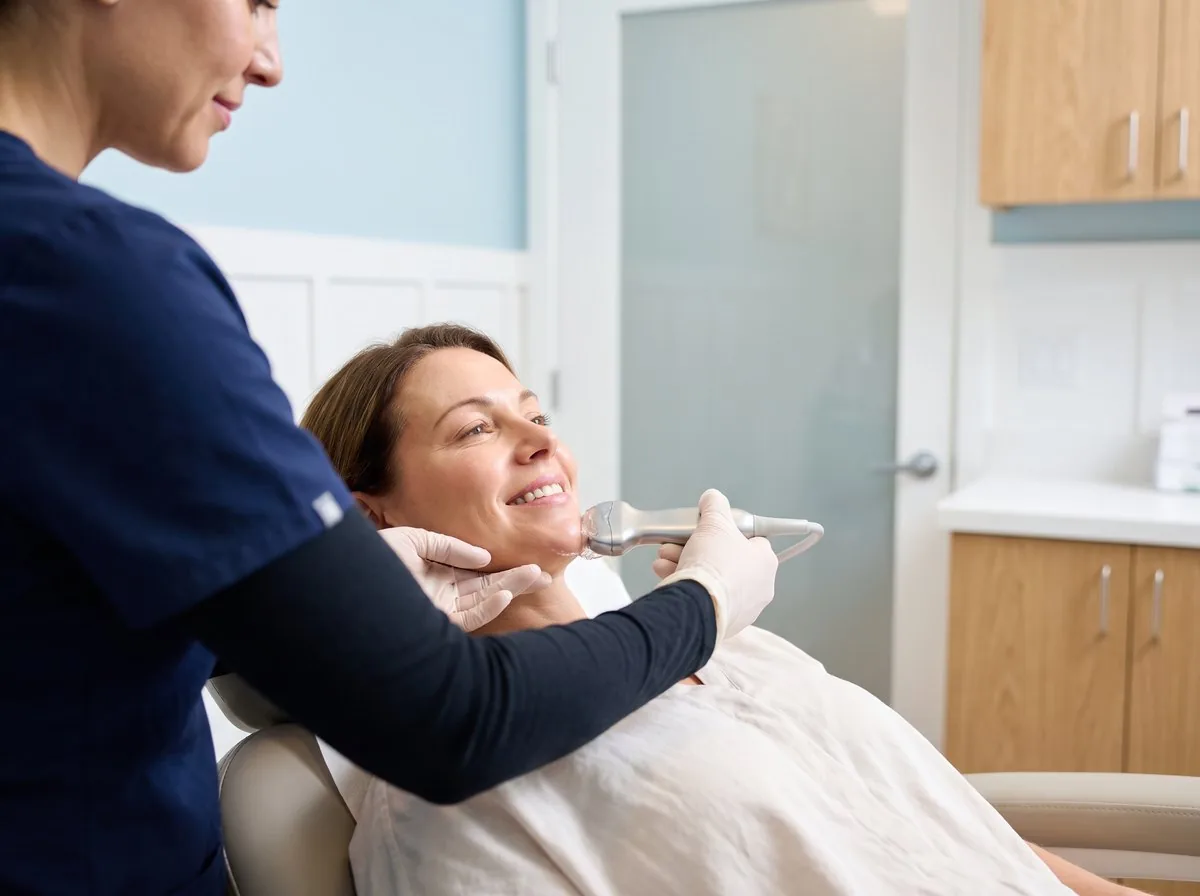 A BHRC provider performing an Ultherapy treatment
