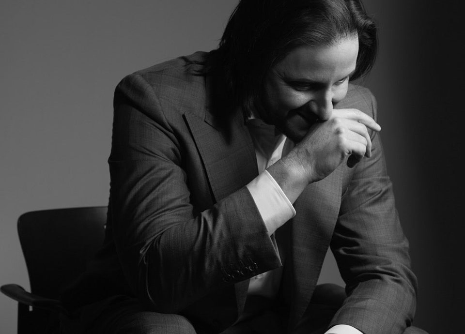 Black and white portrait of Dr. Dusan Sajic